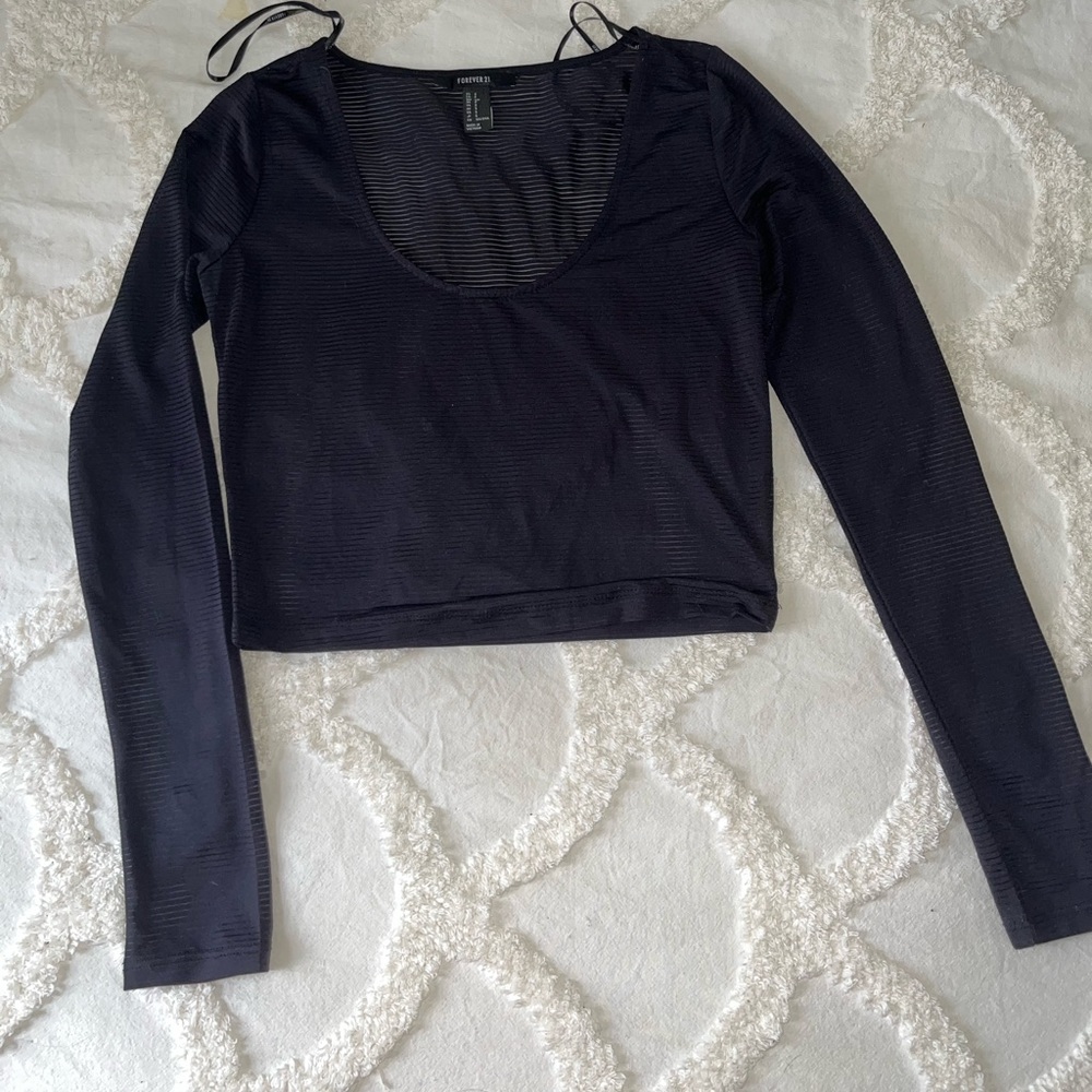 Forever 21 see-through top